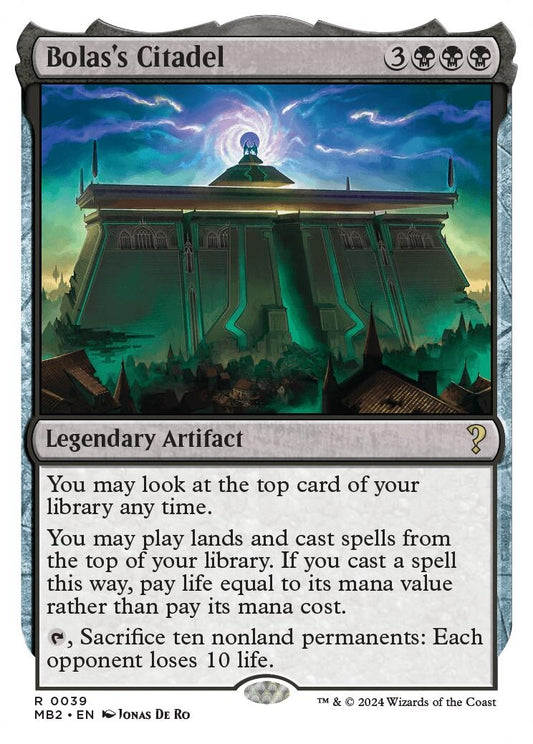 Image for Bolas's Citadel (White Border) (39) (Mystery Booster 2) - Magic: The Gathering