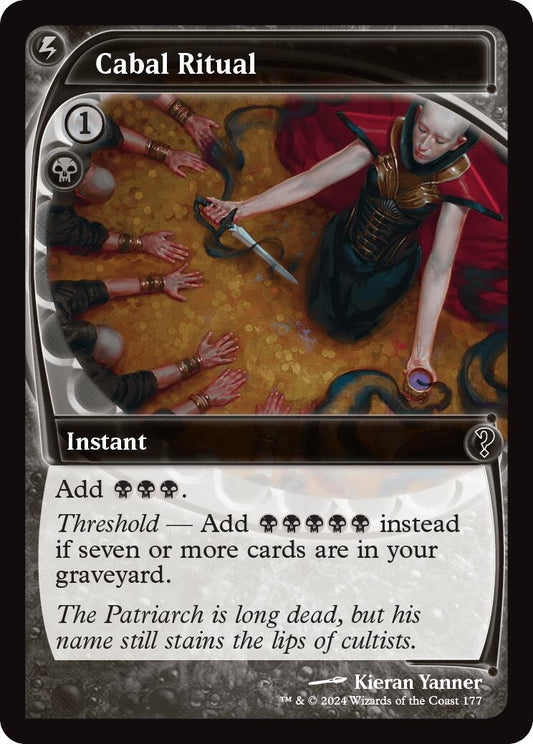 Image for Cabal Ritual (Future Sight) (177) (Mystery Booster 2) - Magic: The Gathering