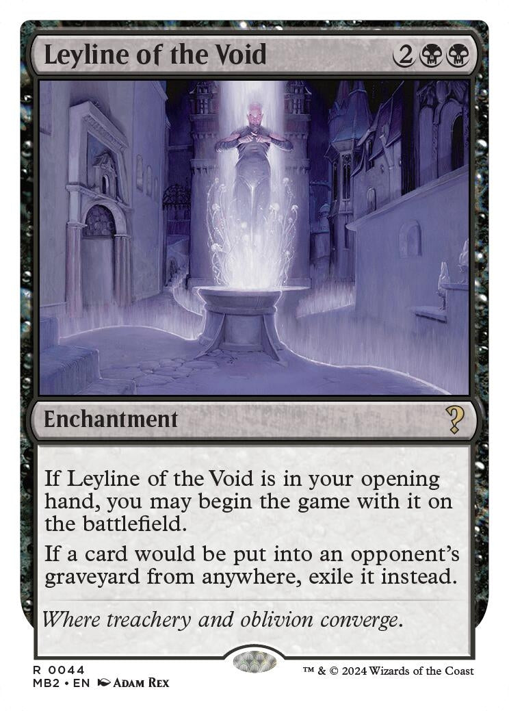 Image for Leyline of the Void (White Border) (44) (Mystery Booster 2) - Magic: The Gathering
