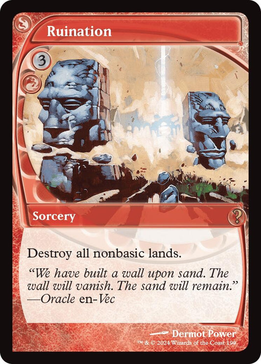 Image for Ruination (Future Sight) (199) (Mystery Booster 2) - Magic: The Gathering