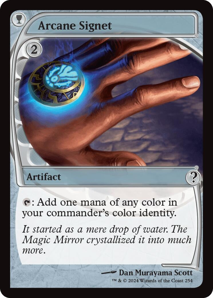Image for Arcane Signet (Future Sight) (254) (Mystery Booster 2) - Magic: The Gathering
