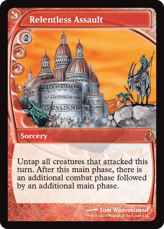 Image for Relentless Assault (Future Sight) (132) (Mystery Booster 2) - Magic: The Gathering