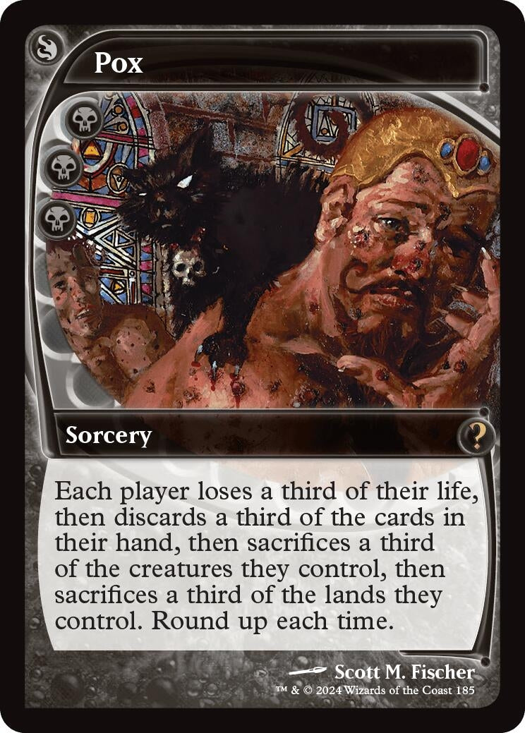 Image for Pox (Future Sight) (185) (Mystery Booster 2) - Magic: The Gathering