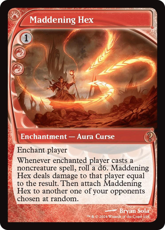 Image for Maddening Hex (Future Sight) (195) (Mystery Booster 2) - Magic: The Gathering