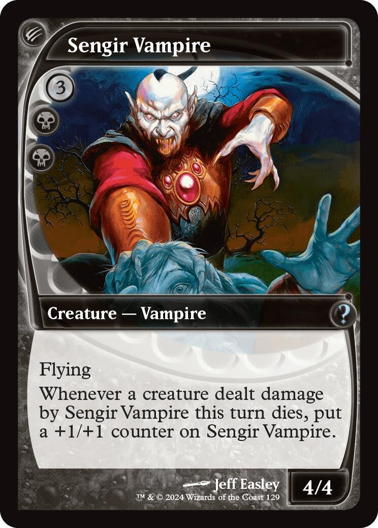 Image for Sengir Vampire (Future Sight) (129) (Mystery Booster 2) - Magic: The Gathering