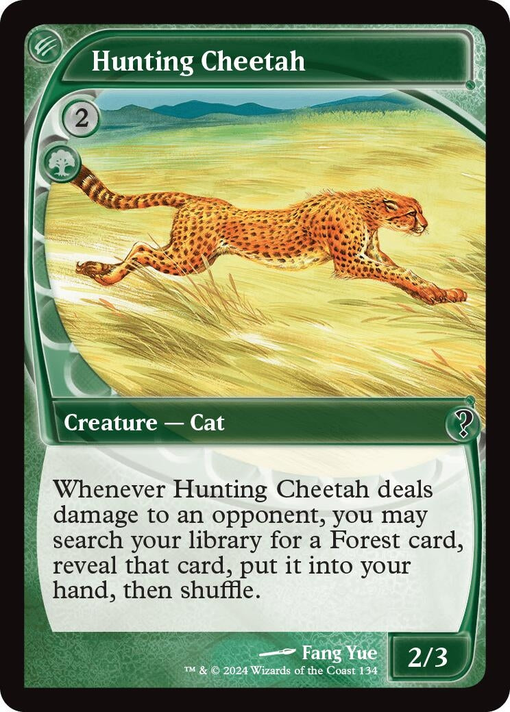 Image for Hunting Cheetah (Future Sight) (134) (Mystery Booster 2) - Magic: The Gathering