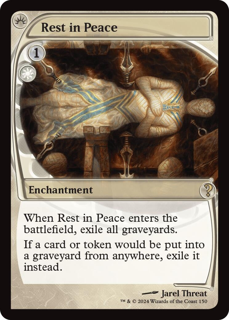 Image for Rest in Peace (Future Sight) (150) (Mystery Booster 2) - Magic: The Gathering