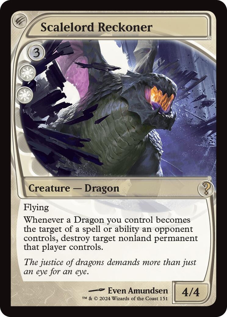 Image for Scalelord Reckoner (Future Sight) (151) (Mystery Booster 2) - Magic: The Gathering