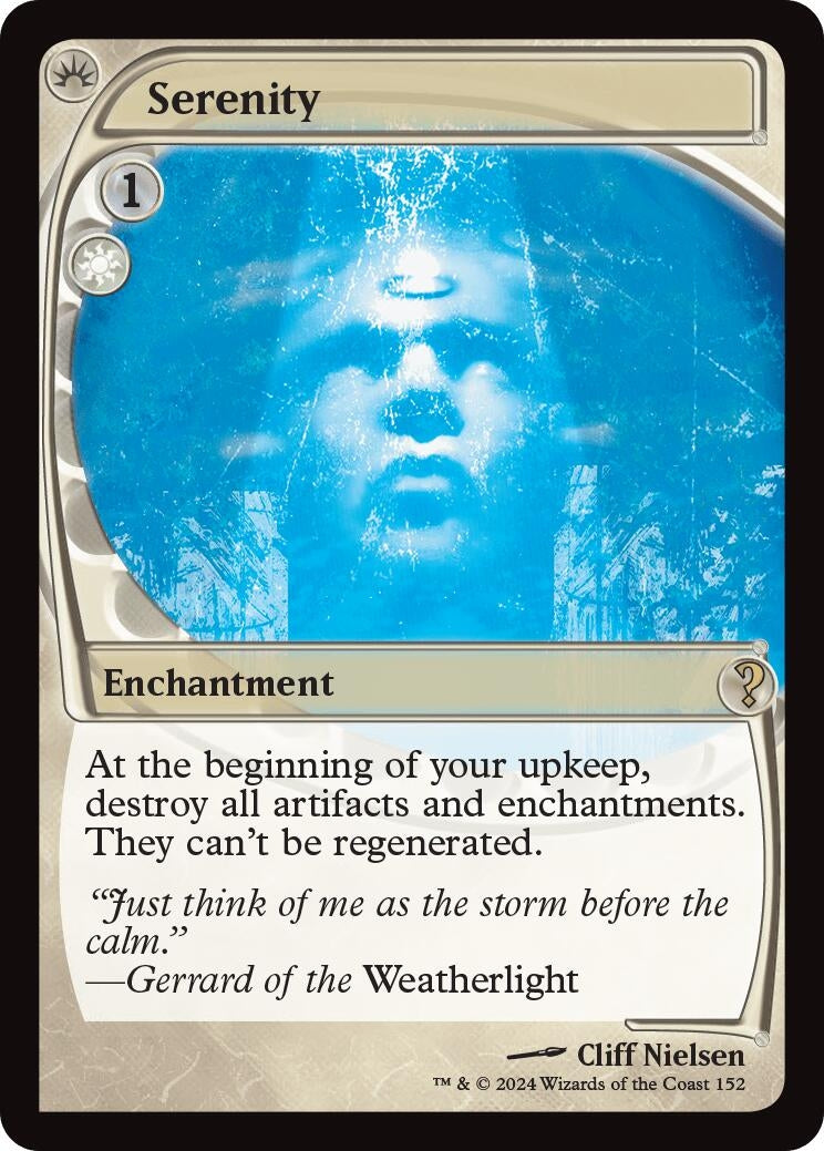 Image for Serenity (Future Sight) (152) (Mystery Booster 2) - Magic: The Gathering