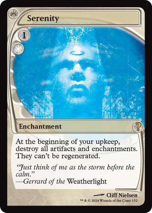 Image for Serenity (Future Sight) (152) (Mystery Booster 2) - Magic: The Gathering