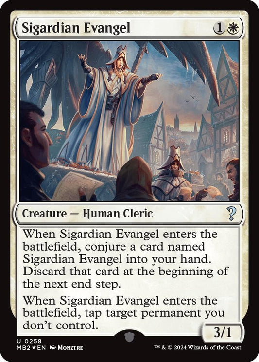 Image for Sigardian Evangel (258) (Mystery Booster 2) - Magic: The Gathering