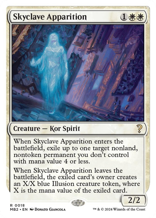 Image for Skyclave Apparition (White Border) (18) (Mystery Booster 2) - Magic: The Gathering