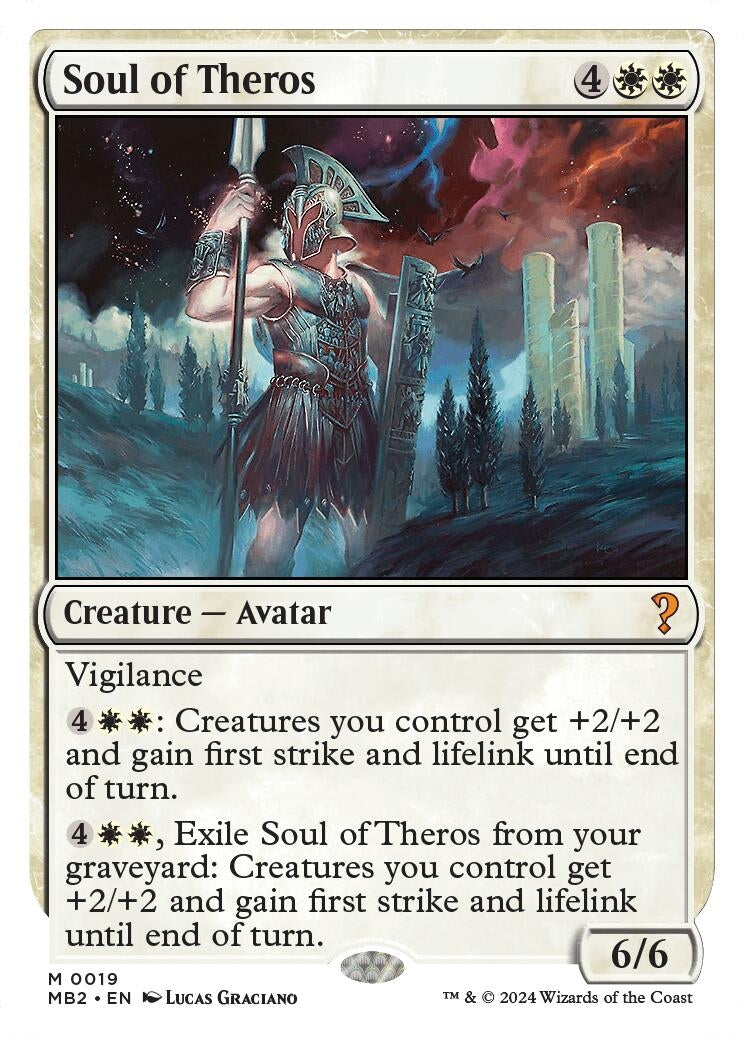 Image for Soul of Theros (White Border) (19) (Mystery Booster 2) - Magic: The Gathering