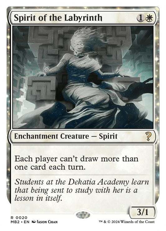 Image for Spirit of the Labyrinth (White Border) (20) (Mystery Booster 2) - Magic: The Gathering
