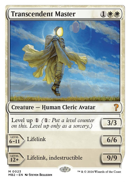 Image for Transcendent Master (White Border) (23) (Mystery Booster 2) - Magic: The Gathering