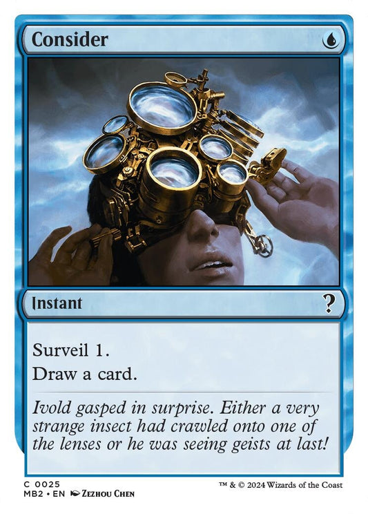 Image for Consider (White Border) (25) (Mystery Booster 2) - Magic: The Gathering