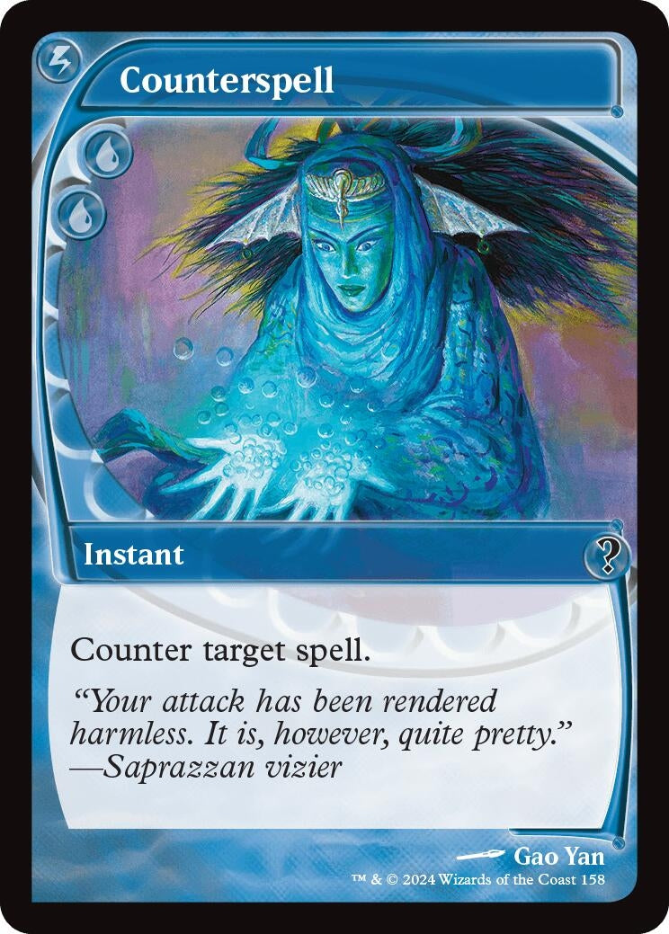 Image for Counterspell (Future Sight) (158) (Mystery Booster 2) - Magic: The Gathering