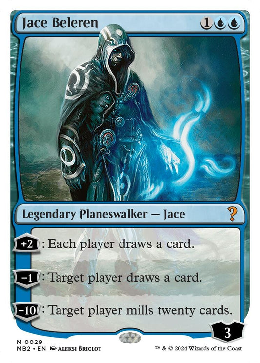 Image for Jace Beleren (White Border) (29) (Mystery Booster 2) - Magic: The Gathering