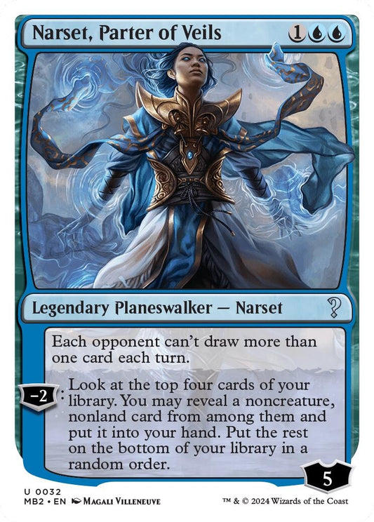 Image for Narset, Parter of Veils (White Border) (32) (Mystery Booster 2) - Magic: The Gathering
