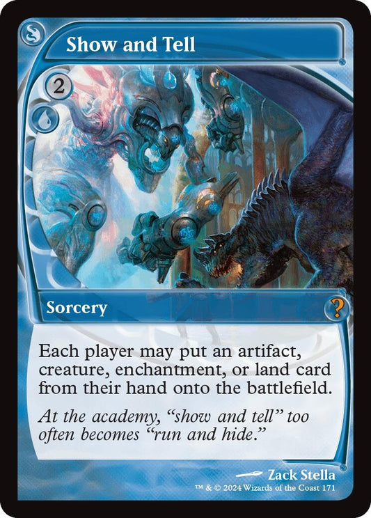 Image for Show and Tell (Future Sight) (171) (Mystery Booster 2) - Magic: The Gathering