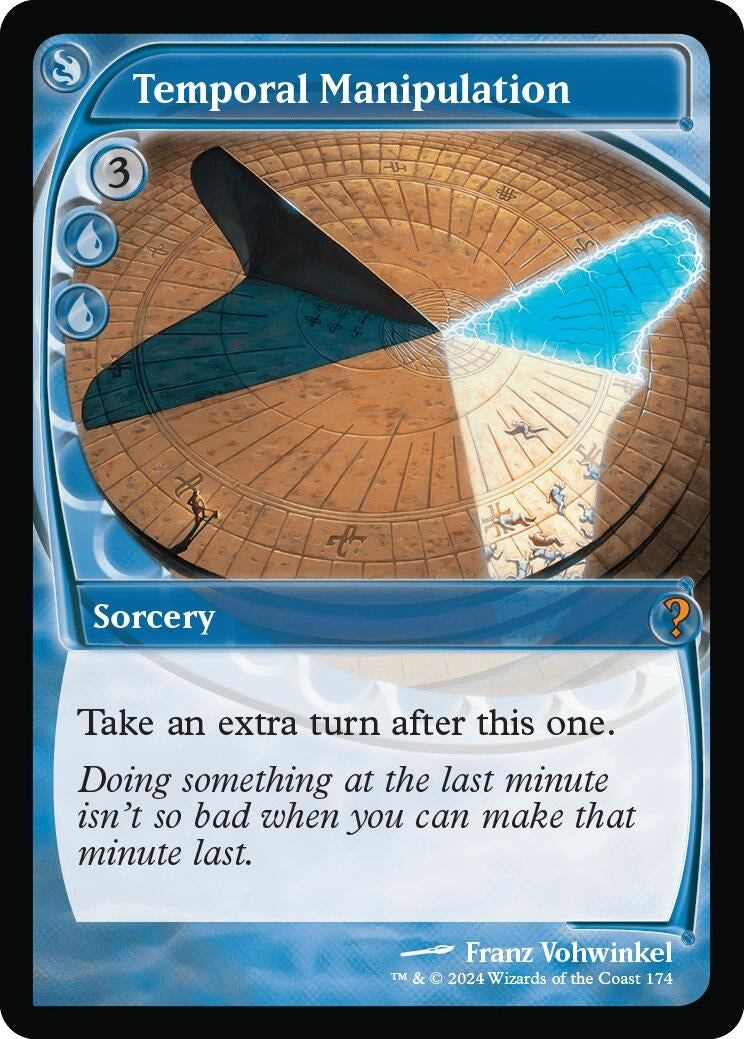 Image for Temporal Manipulation (Future Sight) (174) (Mystery Booster 2) - Magic: The Gathering