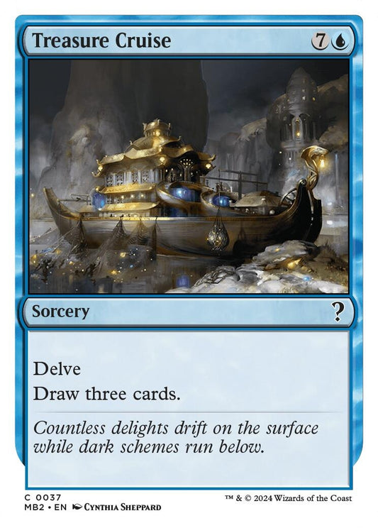 Image for Treasure Cruise (White Border) (37) (Mystery Booster 2) - Magic: The Gathering
