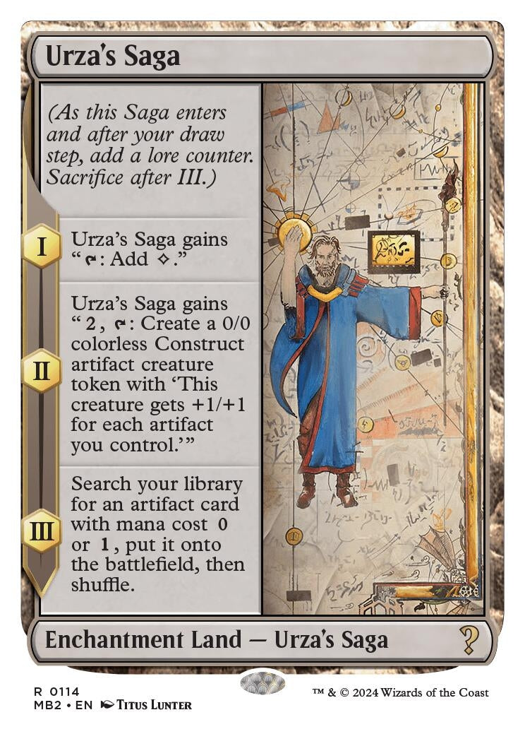 Image for Urza's Saga (White Border) (114) (Mystery Booster 2) - Magic: The Gathering