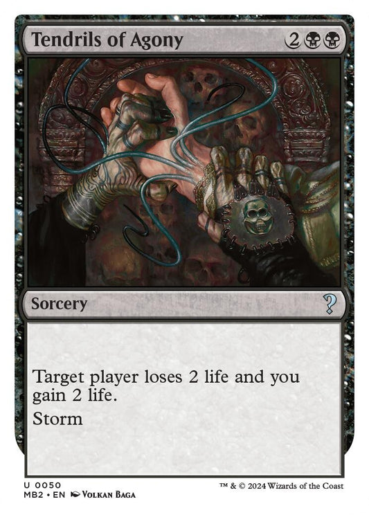 Image for Tendrils of Agony (White Border) (50) (Mystery Booster 2) - Magic: The Gathering