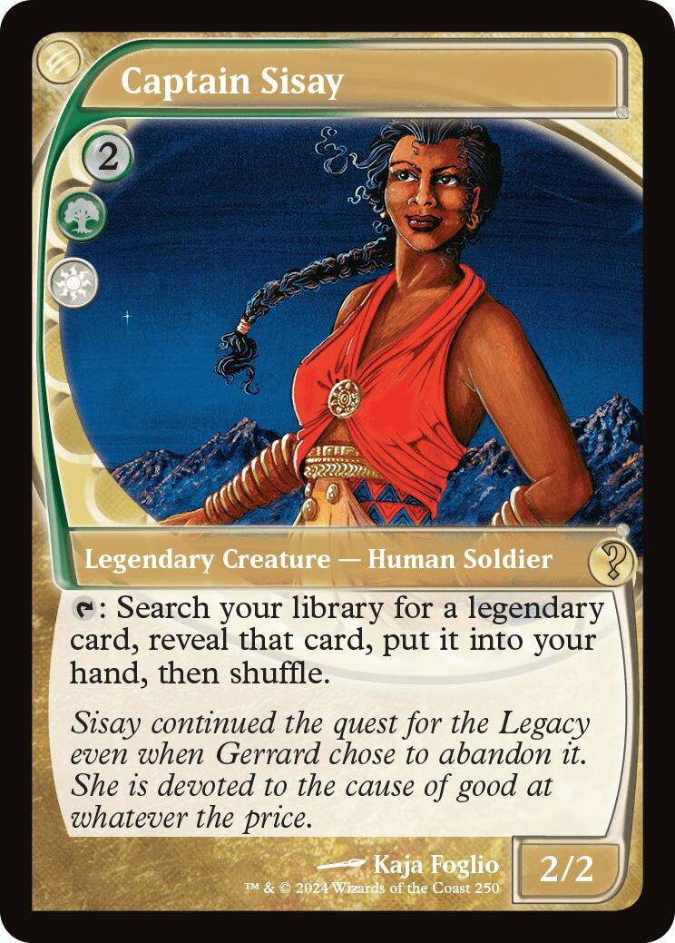 Image for Captain Sisay (Future Sight) (250) (Mystery Booster 2) - Magic: The Gathering