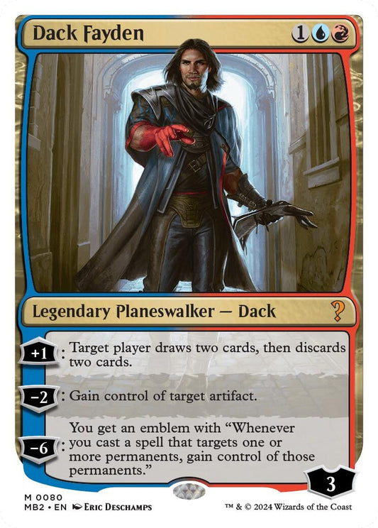 Image for Dack Fayden (White Border) (80) (Mystery Booster 2) - Magic: The Gathering