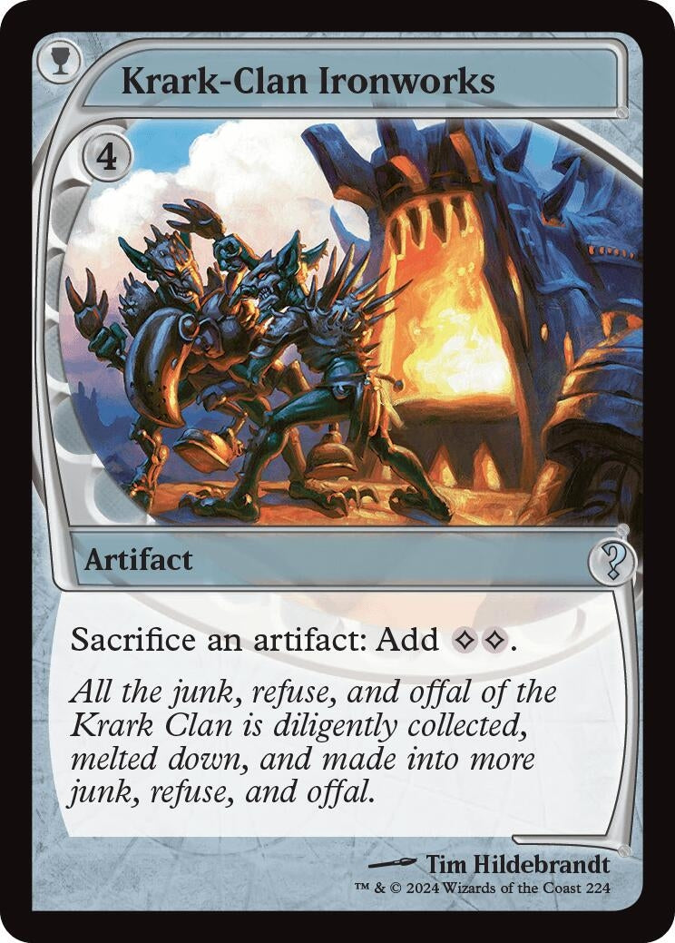 Image for Krark-Clan Ironworks (Future Sight) (224) (Mystery Booster 2) - Magic: The Gathering