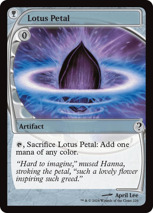 Image for Lotus Petal (Future Sight) (226) (Mystery Booster 2) - Magic: The Gathering