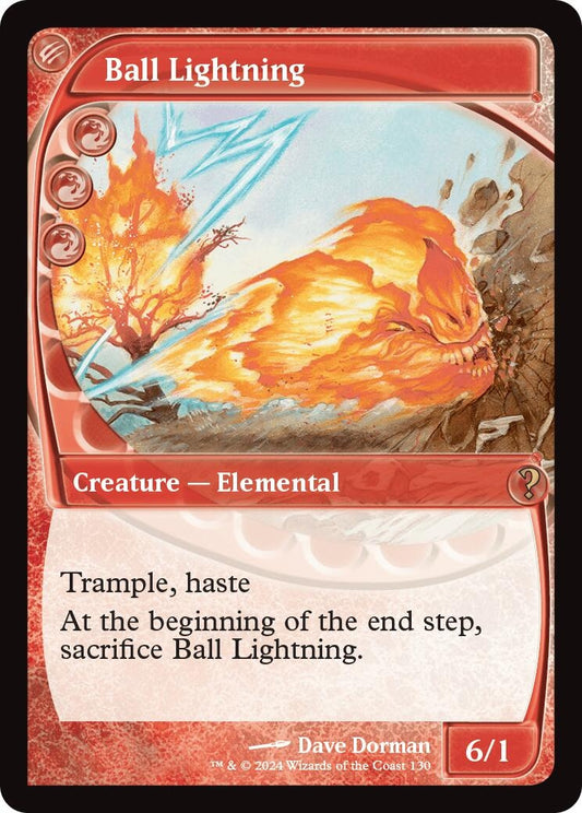 Image for Ball Lightning (Future Sight) (130) (Mystery Booster 2) - Magic: The Gathering