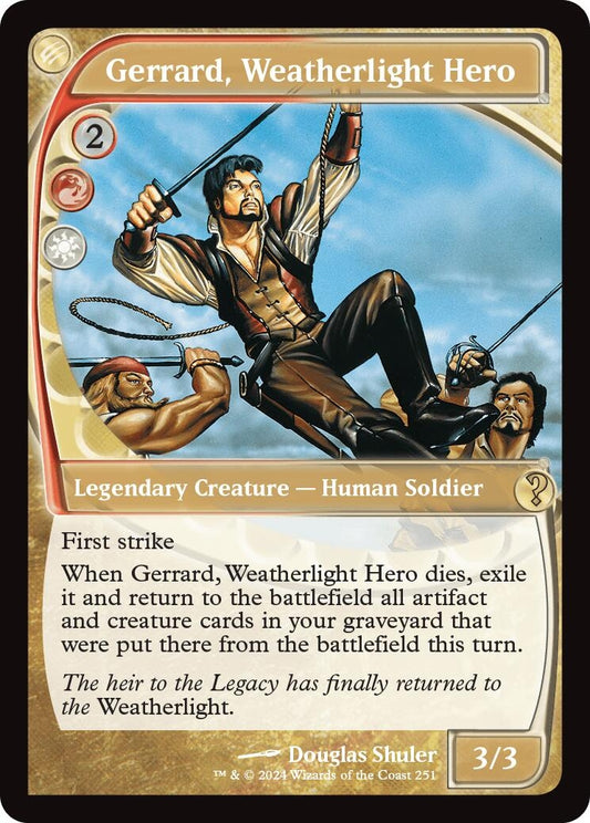 Image for Gerrard, Weatherlight Hero (Future Sight) (251) (Mystery Booster 2) - Magic: The Gathering
