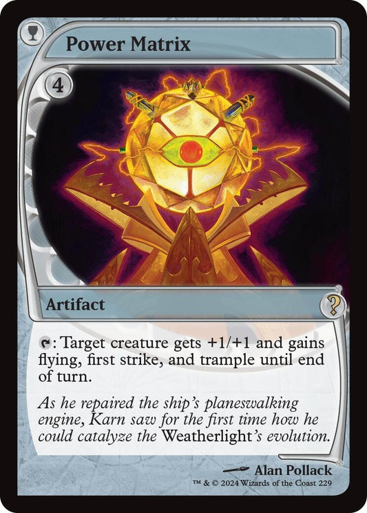 Image for Power Matrix (Future Sight) (229) (Mystery Booster 2) - Magic: The Gathering