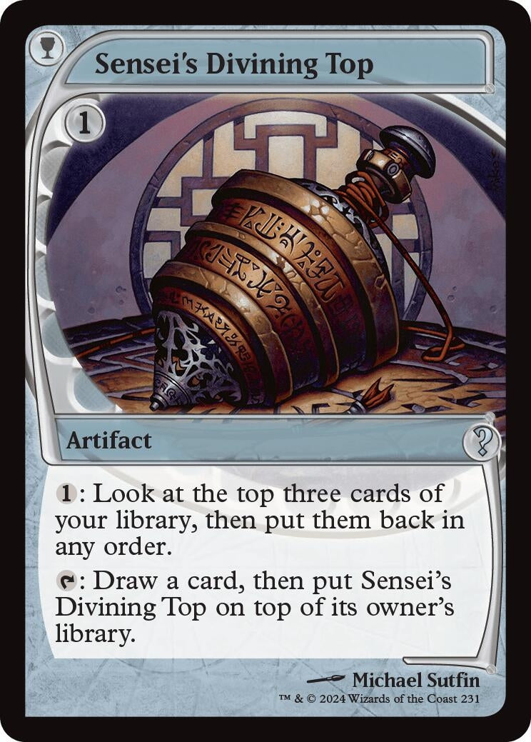 Image for Sensei's Divining Top (Future Sight) (231) (Mystery Booster 2) - Magic: The Gathering