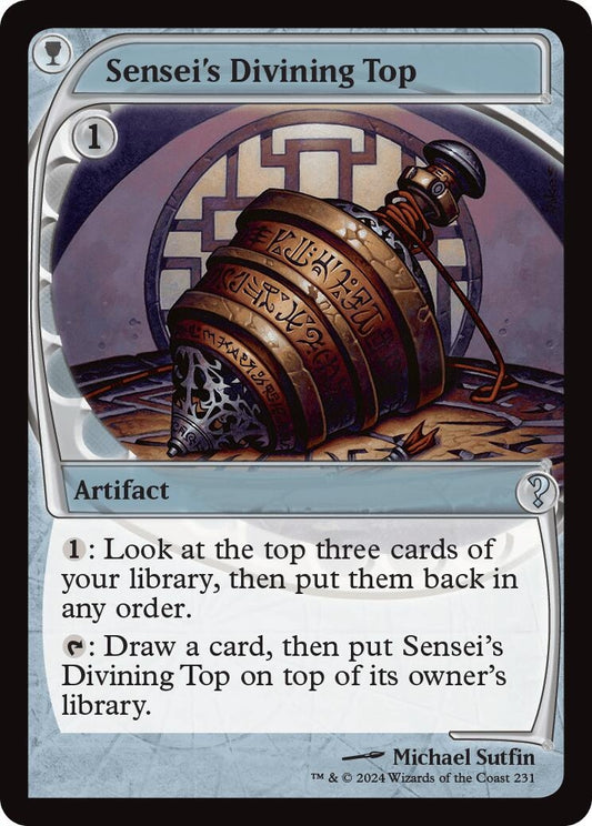 Image for Sensei's Divining Top (Future Sight) (231) (Mystery Booster 2) - Magic: The Gathering