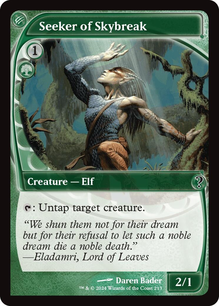 Image for Seeker of Skybreak (Future Sight) (213) (Mystery Booster 2) - Magic: The Gathering