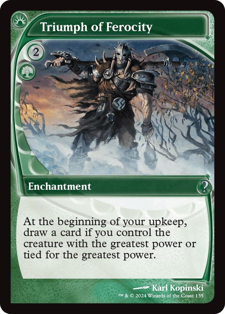 Image for Triumph of Ferocity (Future Sight) (135) (Mystery Booster 2) - Magic: The Gathering