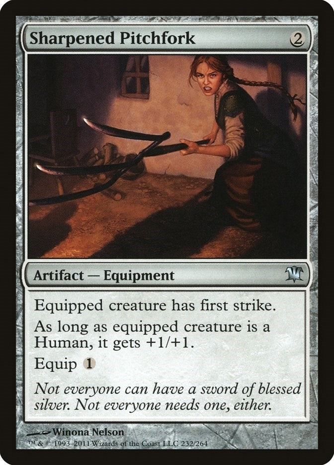 Image for Sharpened Pitchfork (232) (Innistrad) - Magic: The Gathering