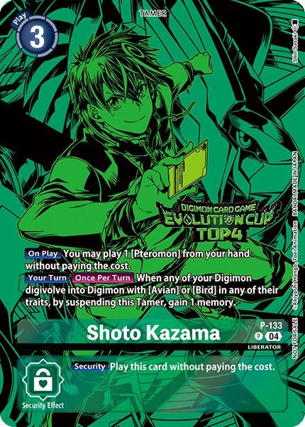 Image for Shoto Kazama (2024 Evolution Cup Top 4) (P-133 P) (Digimon Promotion Cards) - Digimon Card Game