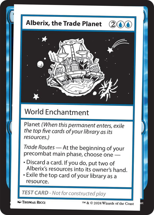Image for Alberix, the Trade Planet (Mystery Booster 2 Playtest Cards) - Magic: The Gathering