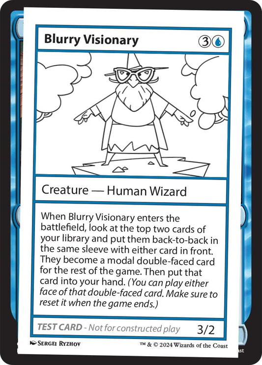 Image for Blurry Visionary (Mystery Booster 2 Playtest Cards) - Magic: The Gathering
