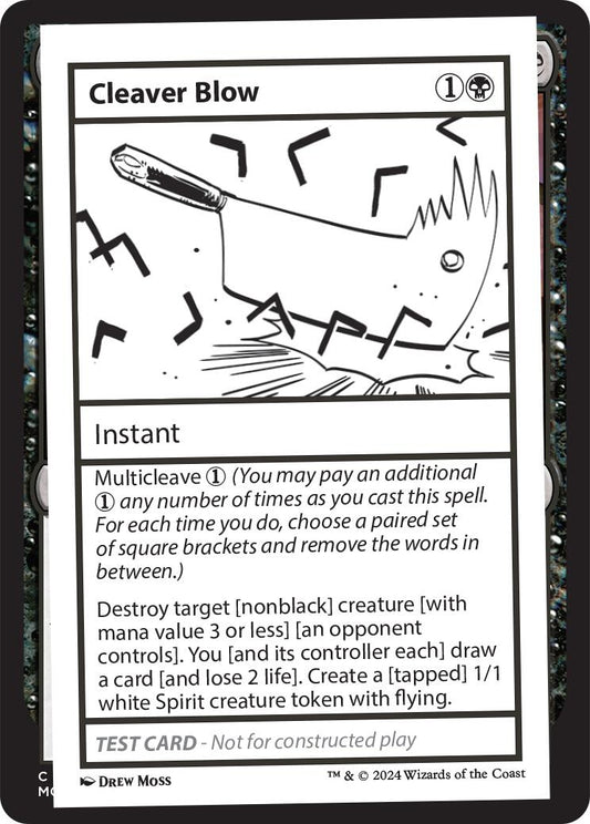 Image for Cleaver Blow (Mystery Booster 2 Playtest Cards) - Magic: The Gathering