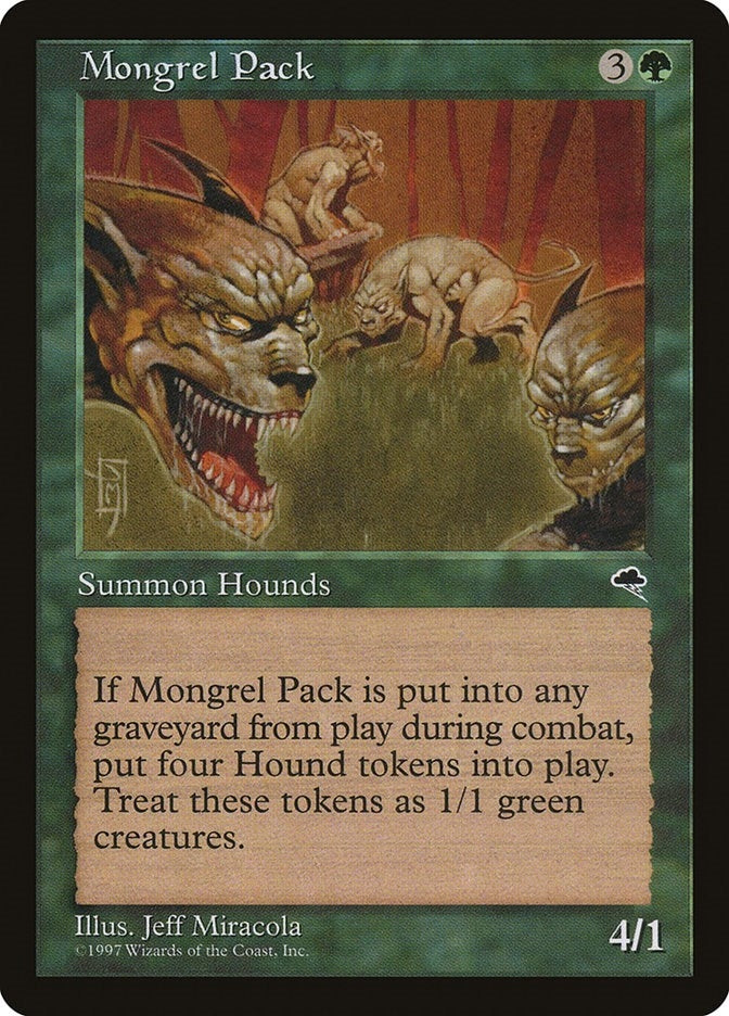 Image for Mongrel Pack (237) (Tempest) - Magic: The Gathering