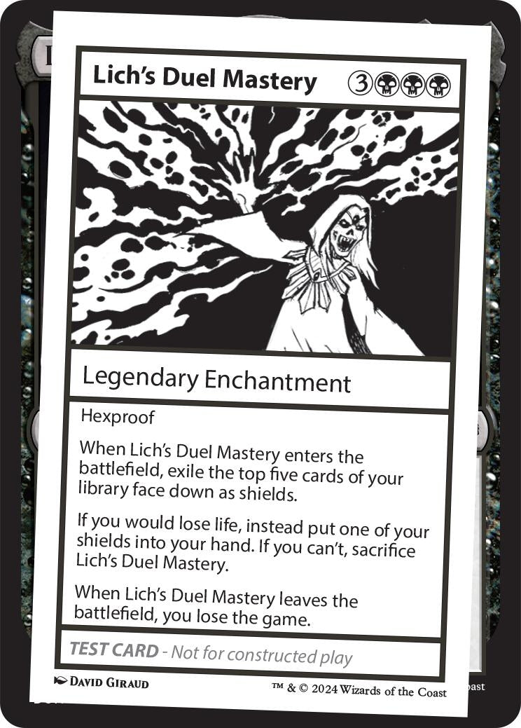 Image for Lich's Duel Mastery (Mystery Booster 2 Playtest Cards) - Magic: The Gathering