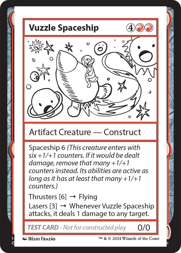 Image for Vuzzle Spaceship (Mystery Booster 2 Playtest Cards) - Magic: The Gathering