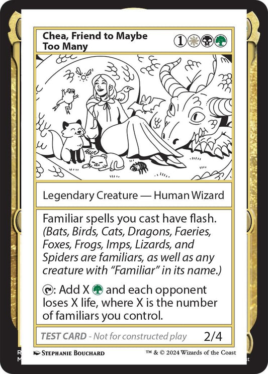 Image for Chea, Friend to Maybe Too Many (Mystery Booster 2 Playtest Cards) - Magic: The Gathering