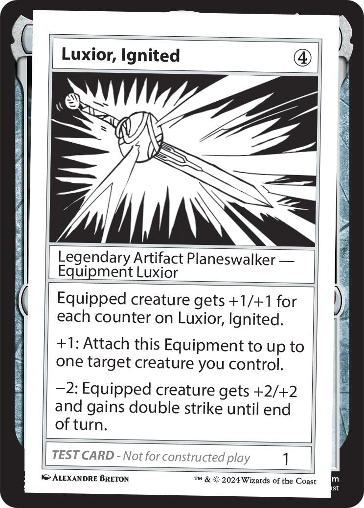 Image for Luxior, Ignited (Mystery Booster 2 Playtest Cards) - Magic: The Gathering