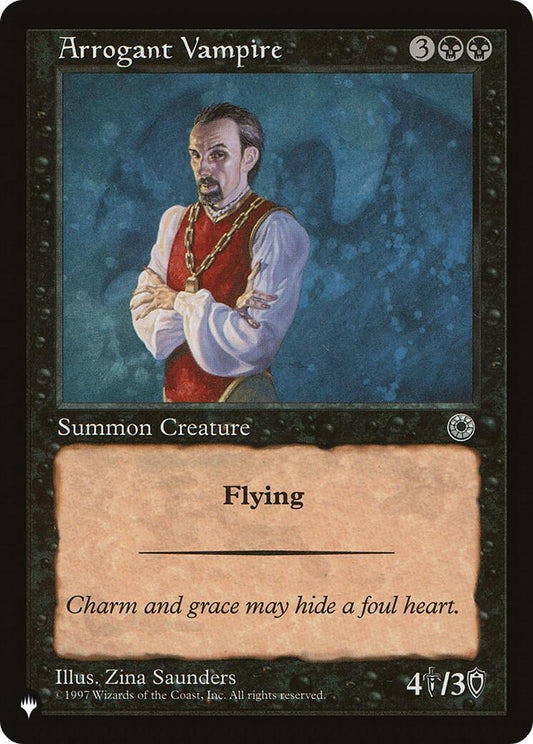 Image for Arrogant Vampire (The List Reprints) - Magic: The Gathering